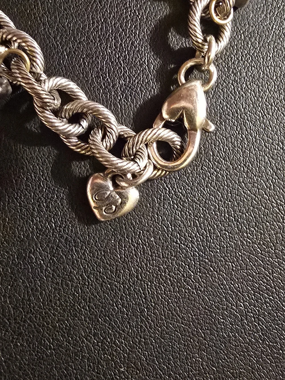 Brighton Eternity Cross Charm Bracelet.
